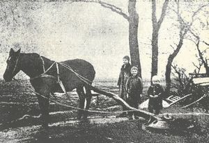 Göpel - Antrieb für die Dreschmaschine auf der Diele.jpg