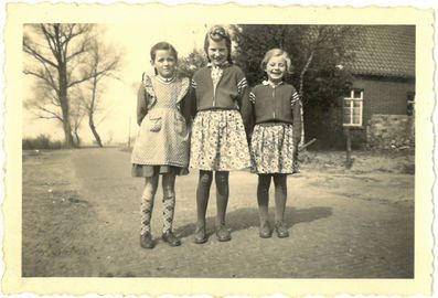 Im Hintergrund Gaststätte Kruse, ca. 1950